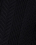 Long Sleeve Roll Neck Cable Knit, Black, swatch